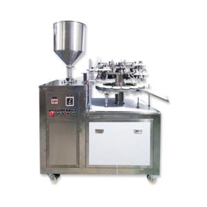 China High Efficient Semi Automatic Aluminum Tube Filling And Sealing Machine wholesale