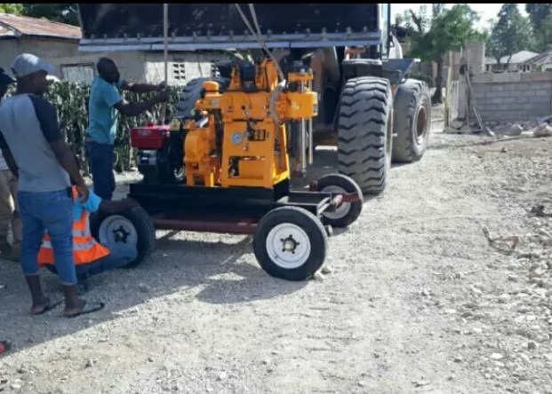 Diesel SPT 150m Trailer Mounted Water Well Drilling Rigs