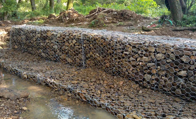 Highly Corrosion Resistant Steel Gabion Box ISO9001 Certification