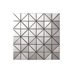 Kitchen 3D Mosaic Decorative Stainless Steel Wall Tiles Backsplash AISI