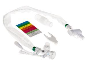 China Endotracheal Length 600mm Closed Suction Catheter 16Fr Closed Inline Suction for Airway Management wholesale