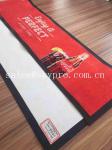 Thin No - woven Slip Wine PVC Rubber Bar Mat Custom Brand Logo Beer Drain Mats