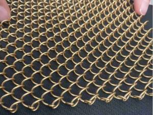 China Ceiling Devider Aluminum Chain Link Curtain 4mm 5mm 6mm Metal Decorative wholesale