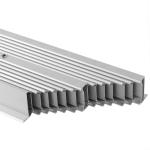 Repand Aluminium Heat Sink Profiles Heating Cooling Radiator System For
