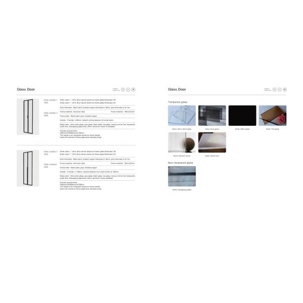 Glass Panel Custom Wal-In Closet Systems With Open Shelving System For Home Decor