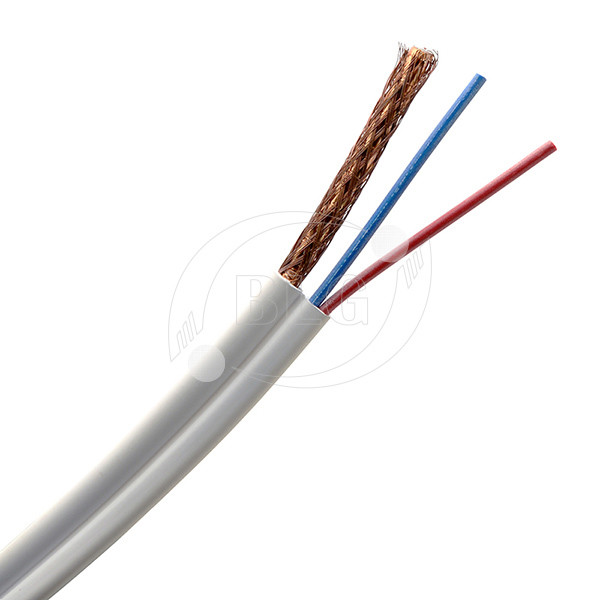 RG59 Siamese Ultra Flexible Coaxial Cable Heavily Shielded Wear Resistant