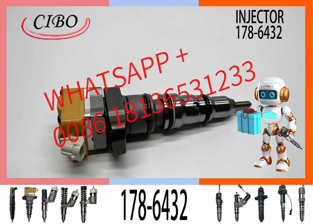 Common rail injector fuel injector 178-6432 10R-9348 188-1320 10R-9237 for 3216 Excavator 3126E 3126B
