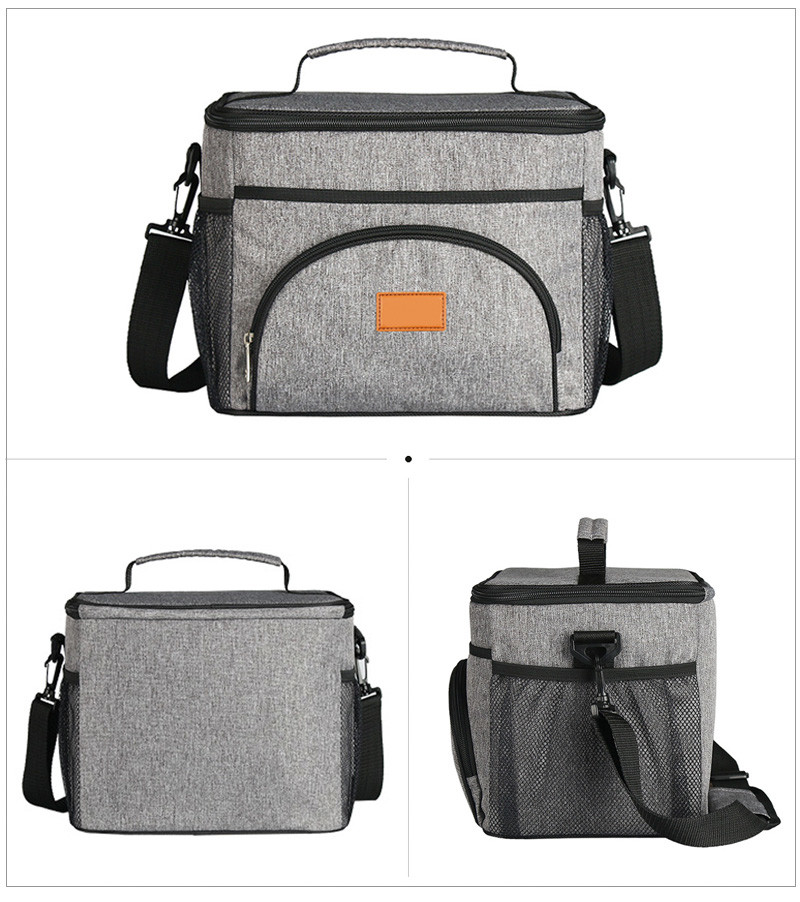 Waterproof Oxford Fabric Lunch Box Insulated Shoulder Cooler Bag