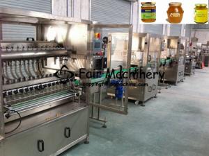 China 220V 7kw Capping Filling Machine Vacuum , 100ml Jam Jar Filling Machine wholesale