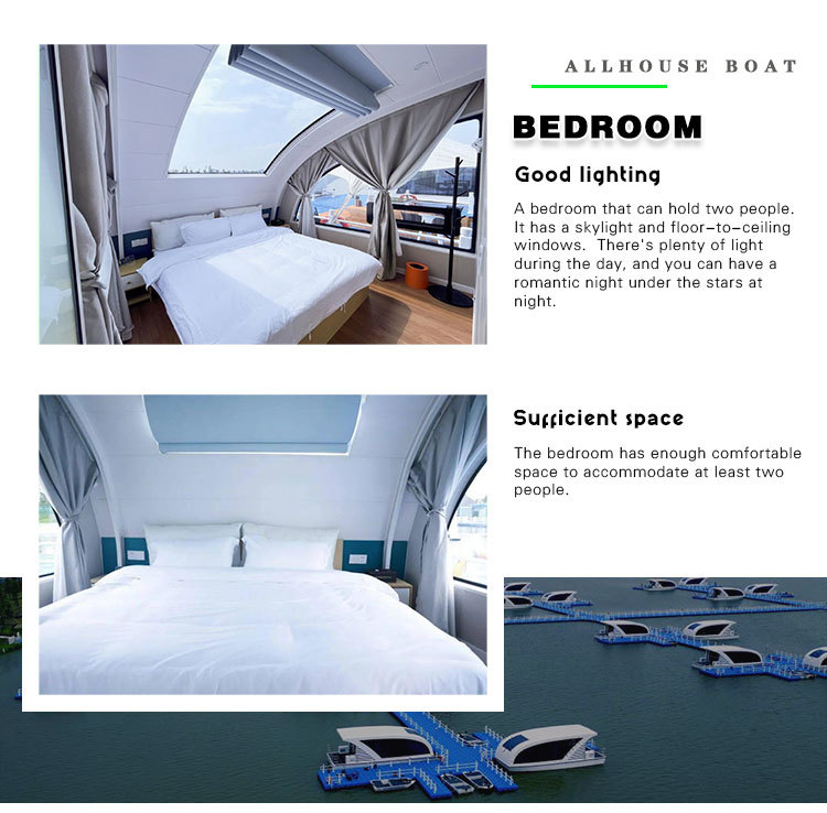 8m Length Pontoon Luxury House Boat Aluminum Fishing Style Pontoon Boats