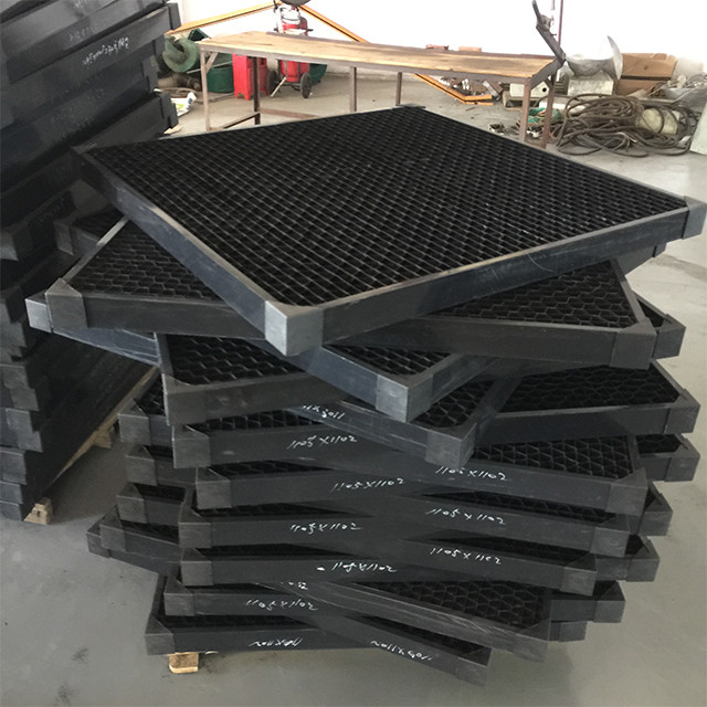 D65mm Air Inlet Louver 25mm Industrial Cooling Tower Screen Grey Black