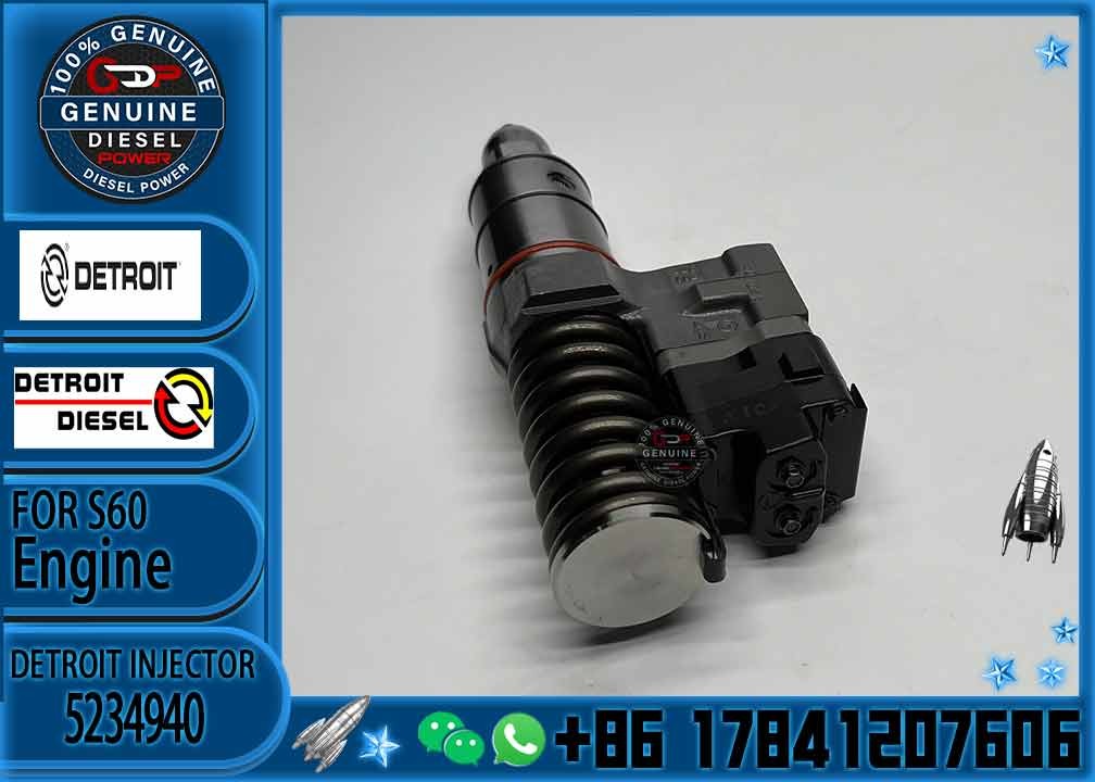 Engine 6067GU60 For Detroit Diesel Fuel Injector R5234940 5234940 For Ford, Freightliner, Kenworth, Peterbilt, VOL, We