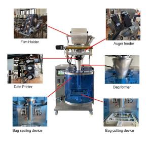 China 120mm Powder Pouch Packing Machine 304SS 200g Sachet Medical wholesale