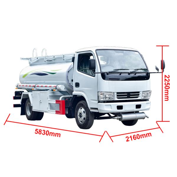4x2 HOWO Oil Tanker Truck With Maximum Torque ≤500Nm Fuel Tank Capacity ≤100L