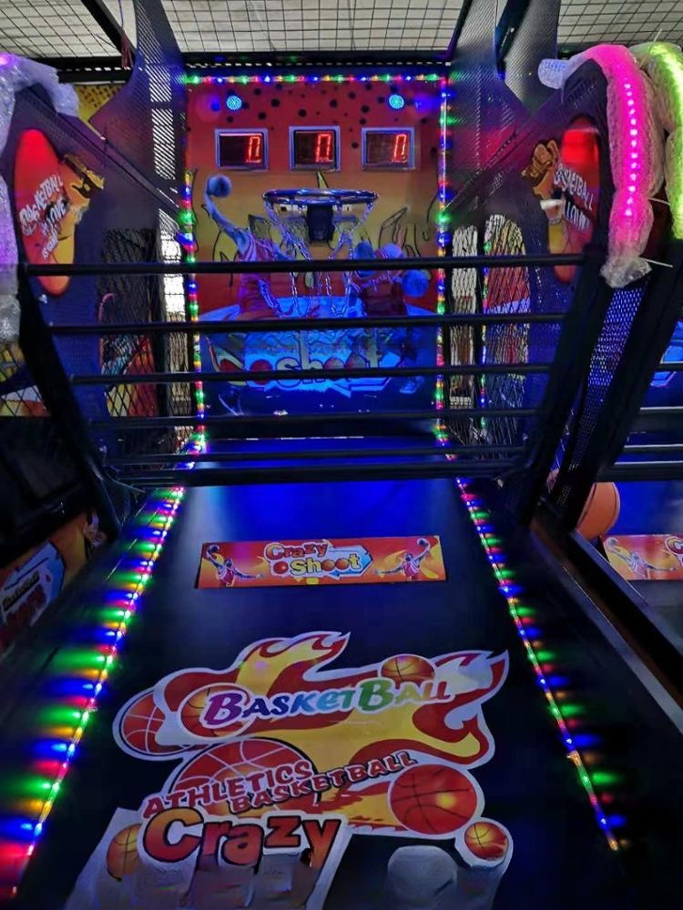 High Quality Coin Operated Amusement Sport Ticket Redemption Basketball Hoop Arcade Games Machine
