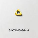 92HRC Carbide Metal Lathe Tools Machining Inserts 3PKT100308-MM
