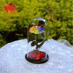 Beautiful Rose Flowers Everlasting Rose Preserved Flower Eternal Rose in Glass
