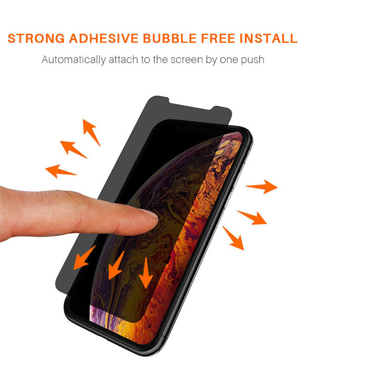 Anti Scratch Screen Protector 0.33mm Privacy Bubble Free Tempered Glass