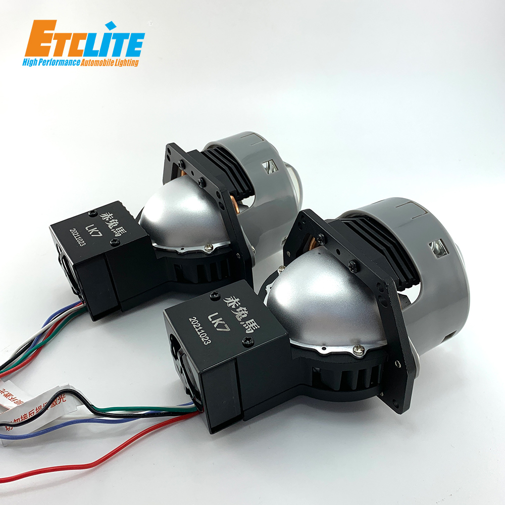 Bi-Led Projector Laser Lens Headlight Lamp Universal 3.0 Inch Retrofit Cool White Car Low High Beam Bright Lights