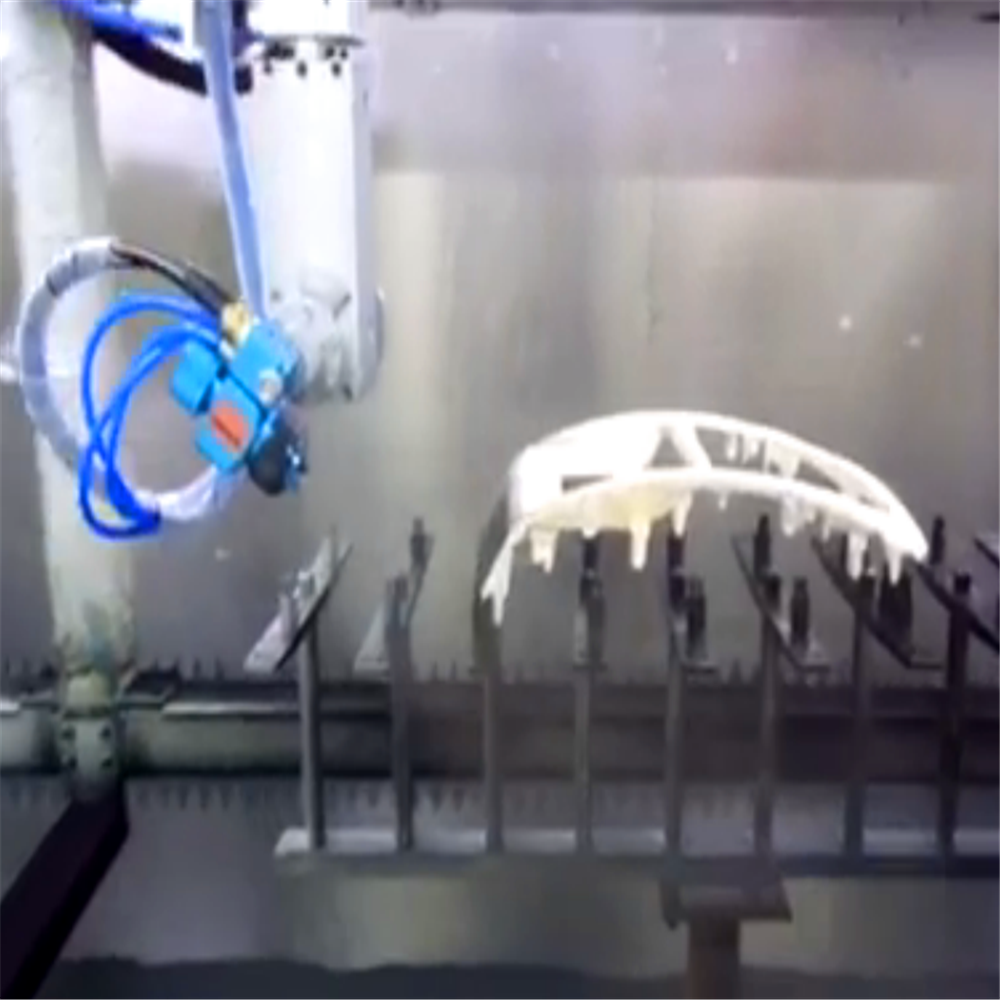 On Line Tracking Automatic Spray Painting Machine 4KW For Car Navigation Pane