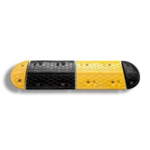 China Yellow Black Driveway Speed Bump , Screwed Safety Heavy Duty Speed Ramps wholesale