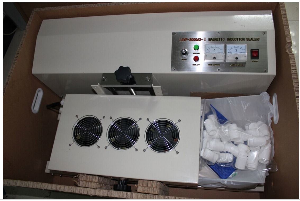 Continuous Induction Sealing Machine For Medical Honey Bottle And Jars