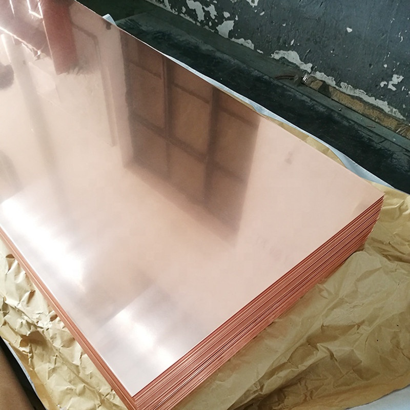 C1100 C1250 Copper Plate Coil 0.6mm Thickness Cold Rolled Copper Sheet with Superior Corrosion Resistance