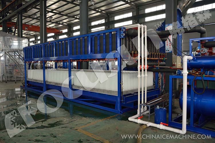 Highly Integrated 20tons Direct Cooling Block Ice Machine with Power-saving Advantage