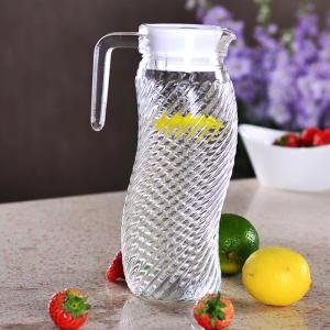 China 1100ml/37oz Cold Water Glass Pitcher 100% Healthy BPA FREE Material wholesale