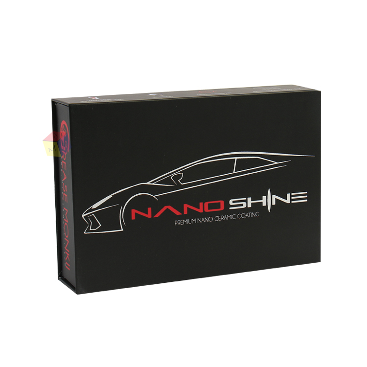 Handmade Matte Black Magnetic Closure Custom Reed Diffuser Box for Perfume Packaging