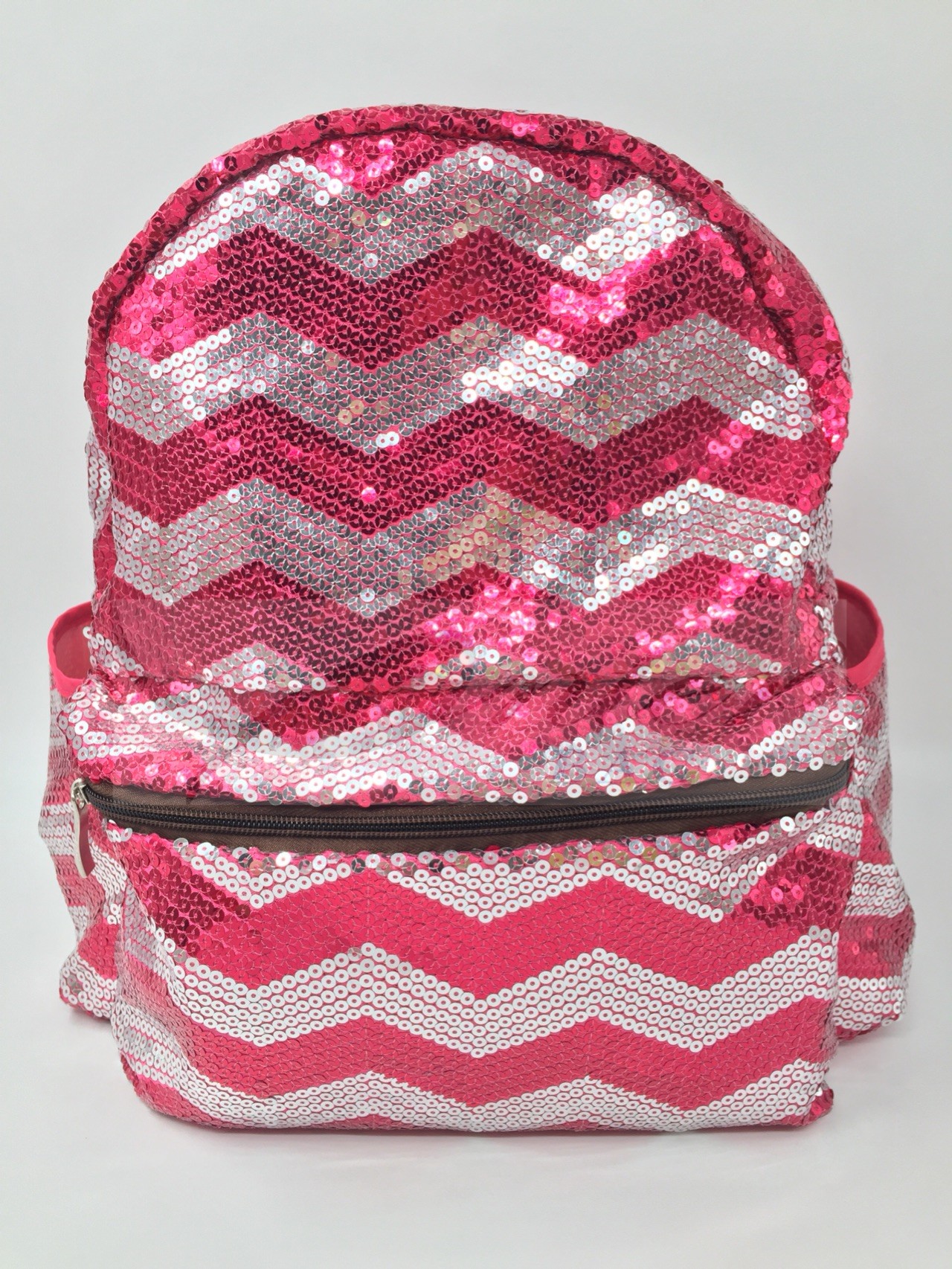 Sequin Polyester Laptop Bag , Sequin School Bag Custom Logo For Travel