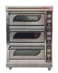 Gas Tempered Glass Stainless Steel Baking Oven For Bread