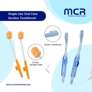 China Silicone Brush Head Transparent Handle Suction Toothbrush for Nursing Product wholesale