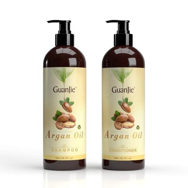 100% Natural Hair Care Set for Adults Sulphate-Free Argan Oil Shampoo and