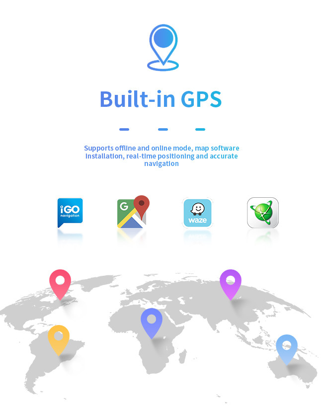 VW Car Android GPS Navigation 7 Inch With WiFi BT Phone Music IPS HD