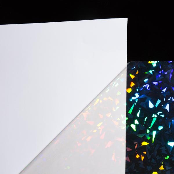 Transparent Holographic Film New Design Cold Lamination Film Self Adhesive Stickers for Photos