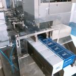 Semi Automatic Bottle Packing Machine , Auto Cartoner Machine For Pharmacy