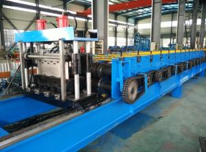 China Color Steel 30KW Floor Metal Deck Roll Forming Machine With Clinch System wholesale