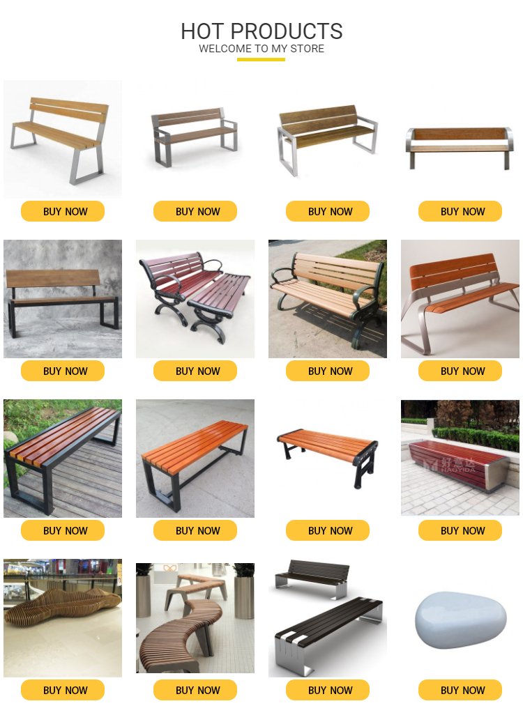 SGS Certificate Modern 1400mm Cast Iron And Wood Garden Bench
