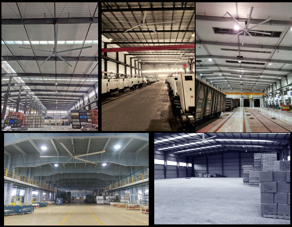HVLS FANS With Patented Blade Design Delivers 25% More Airflow At Same RPM