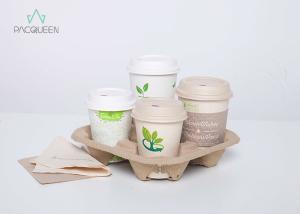China Plant Based Material Compostable Hot Cups , Recyclable Takeaway Coffee Cups wholesale