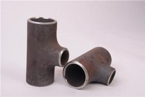 China Hot Pressing Tee Carbon Steel Weld Fittings DN15 wholesale