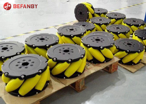 300kg-600kg Load 203mm Industrial Mecanum Wheels for agv