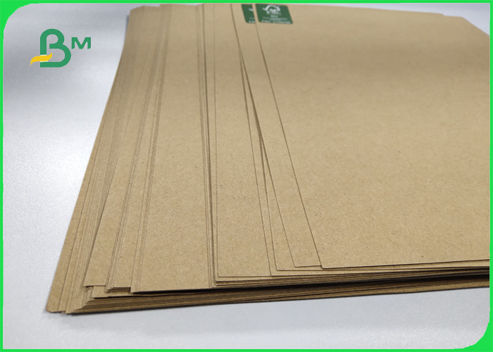 110 / 160 / 200g Recycled Pulp Kraft Liner Board Packing Rolls Size 65cm 86cm
