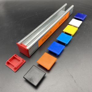 China 41x41 41x21 41x62 PVC Colorful Strut End Cover wholesale