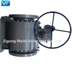 Forged Top Entry Trunnion Mounted Ball Valve 300 LB LF2 ISO17292