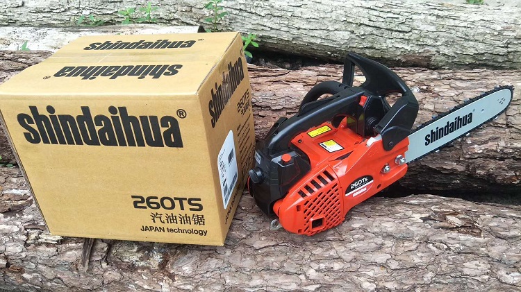 Single Cylinder Gasoline Chain Saw 25cc Wood Cutter Machine For Garden P230TS