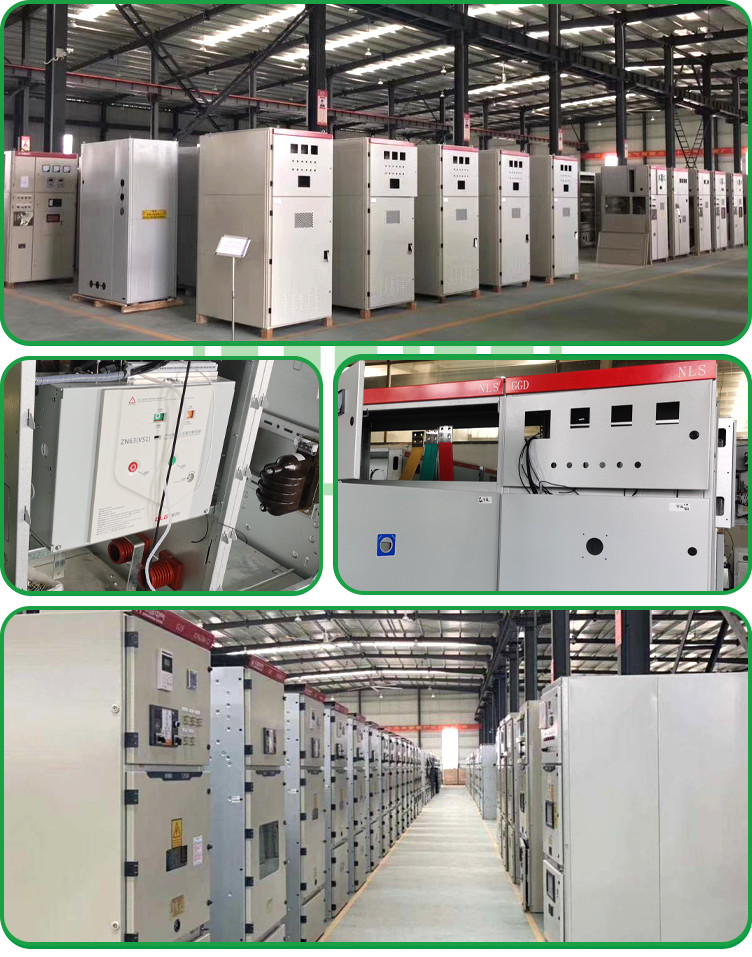 High voltage electrical gas insulated kyn28-12 switchgear substation