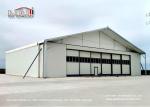Waterproof 20m Aircraft Hangar Tent With Electric Rolling Door