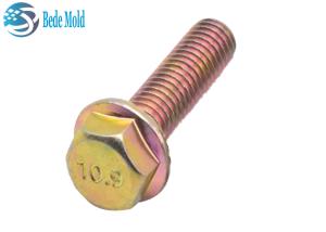 China Hex Flange Screws 10.9 Grade Alloy Steel Materials ISO1665 Standard Color Zinc Plated wholesale